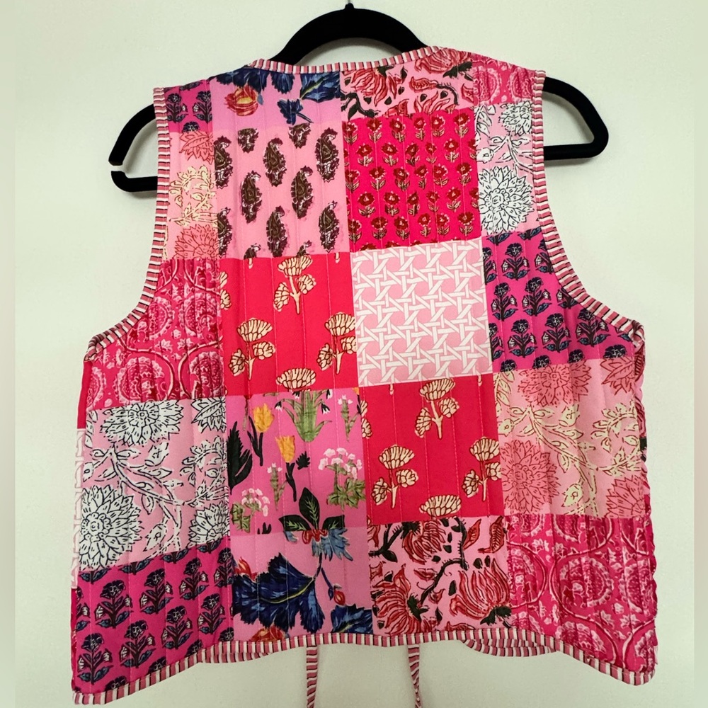 Colorful Patchwork Vest - Picture 6 of 6